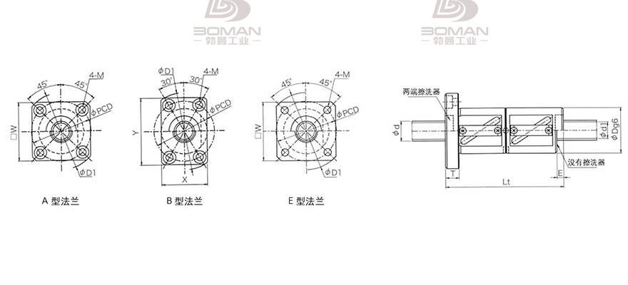 KURODA GR1205DD-BALR 黑田精工丝杆底座安装方法